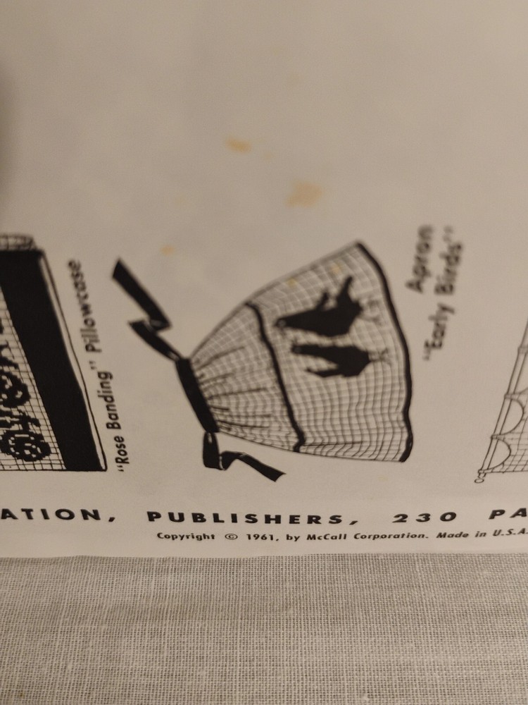 McCalls Cross-Stitch Chart Patterns Unused 2462