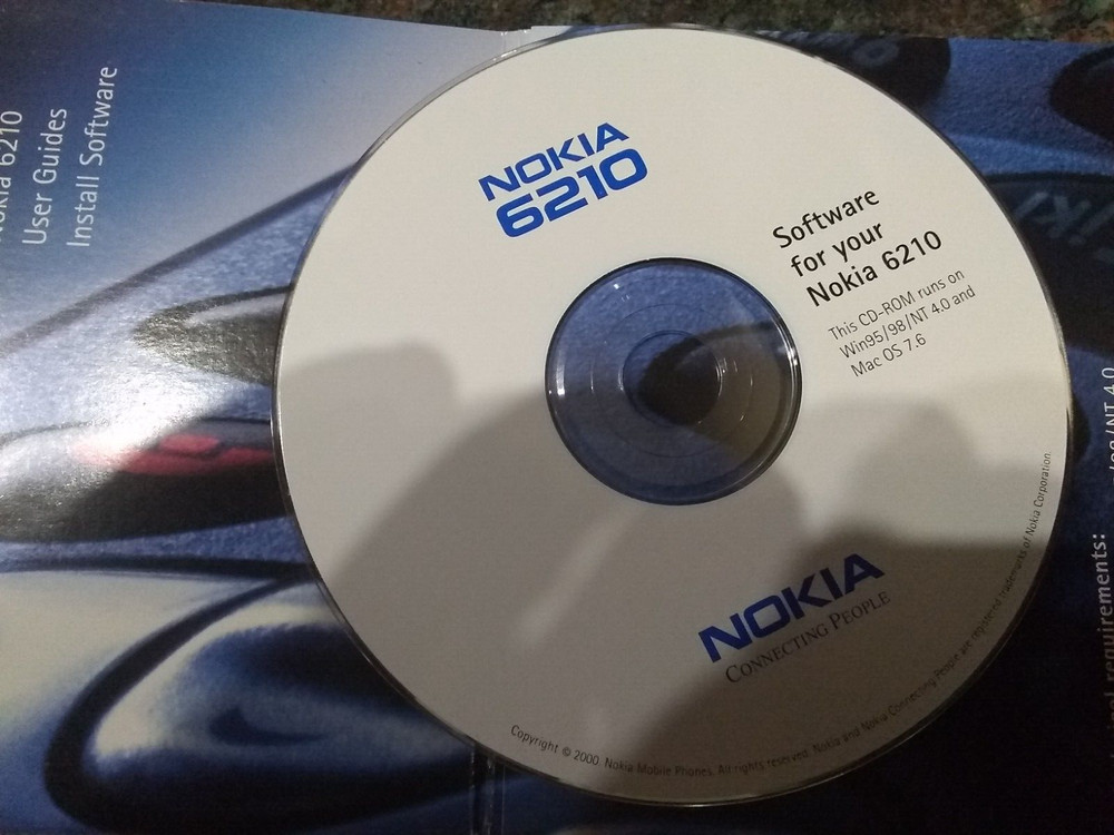 Original Nokia 6210 PC CD Software