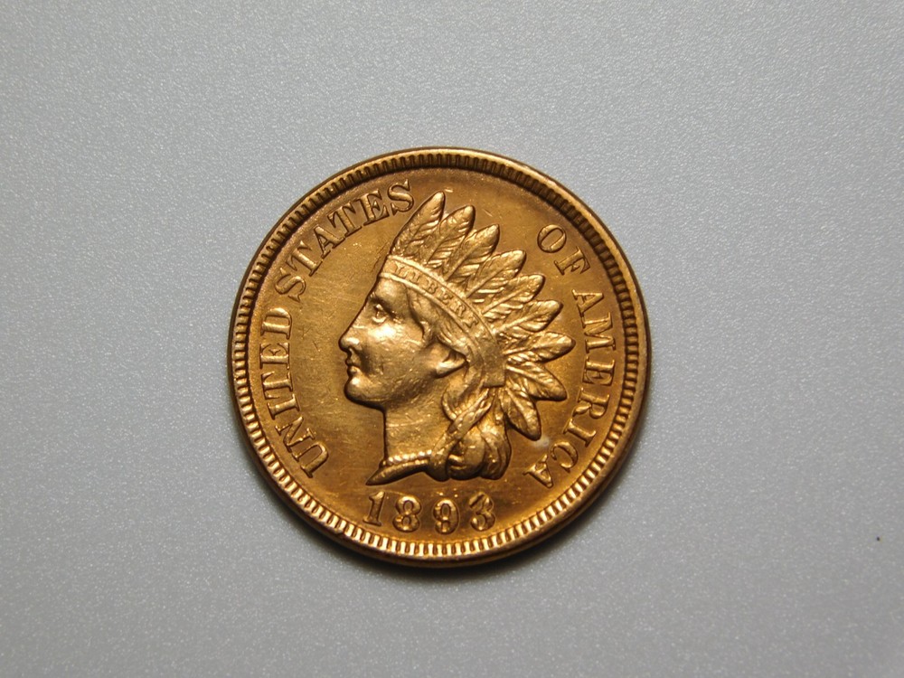 OLD US COINS 1893 INDIAN HEAD CENT PENNY