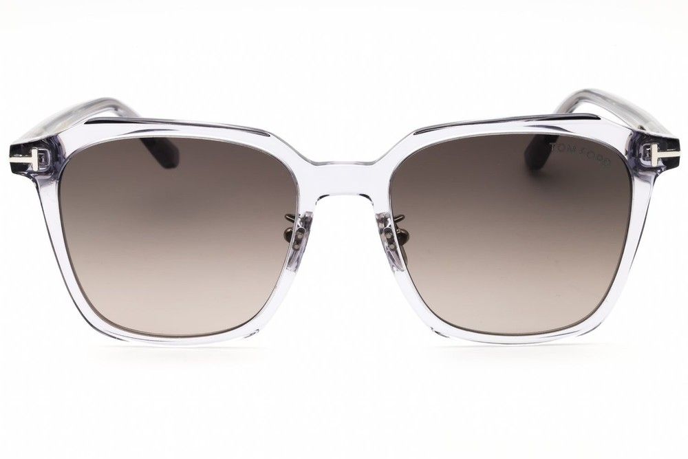 NEW TOM FORD FT0971-K 20B TRANSPARENT GREY/SMOKE GRADIENT AUTHENTIC SUNGLASSES