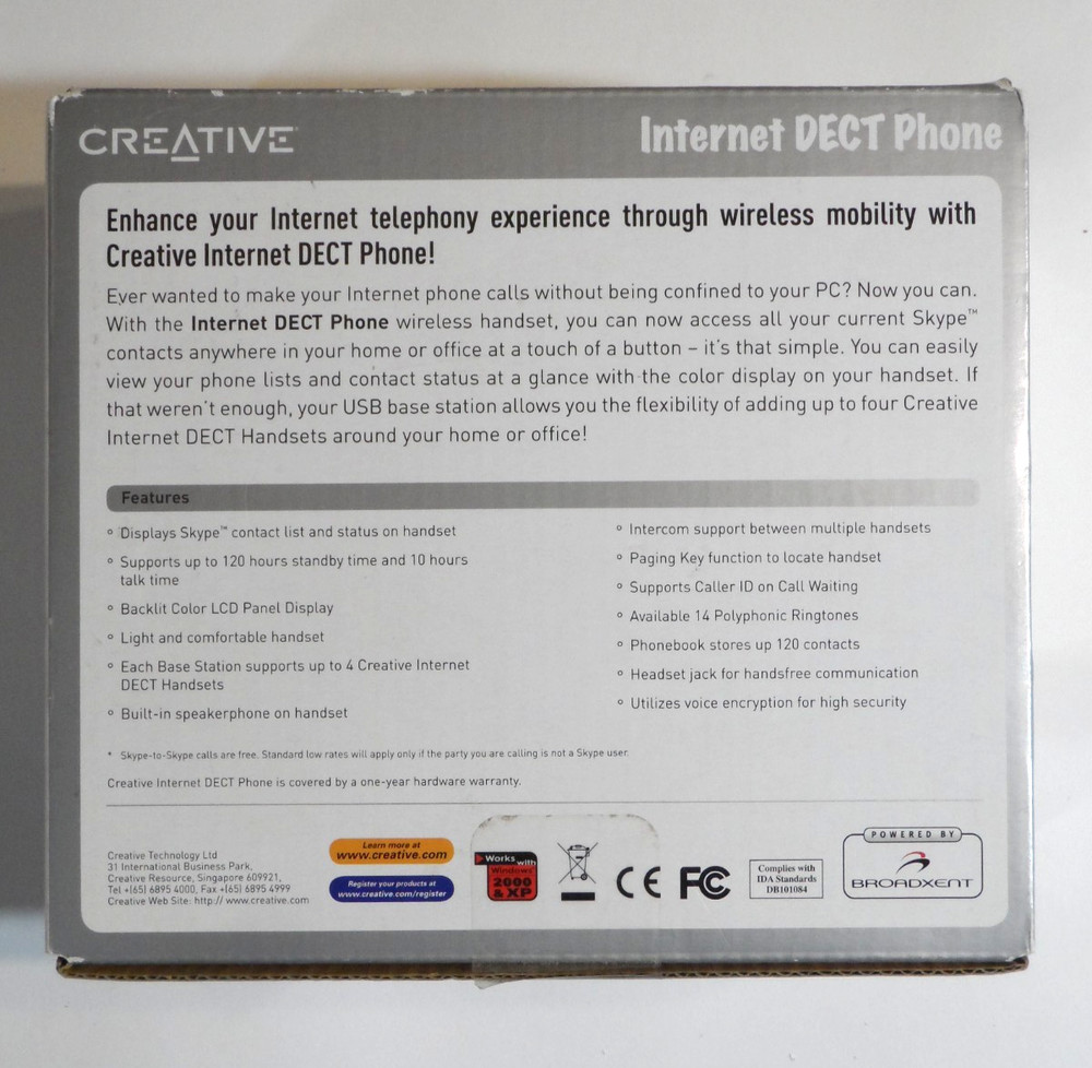 Creative Internet DECT Skype Phone