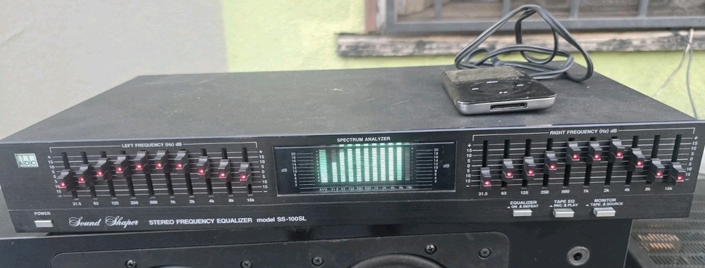 ADC SS-100SL  Vintage Stereo Graphic Equalizer Tested