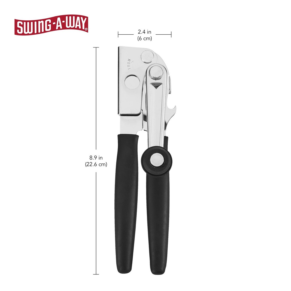 Easy Crank Can Opener 10.4 Inches Black