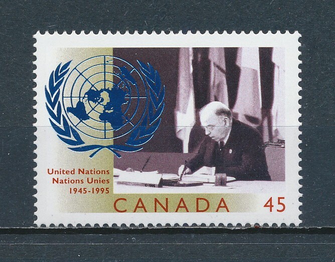 Canada  1584 MNH, UN Anniversary, 1996