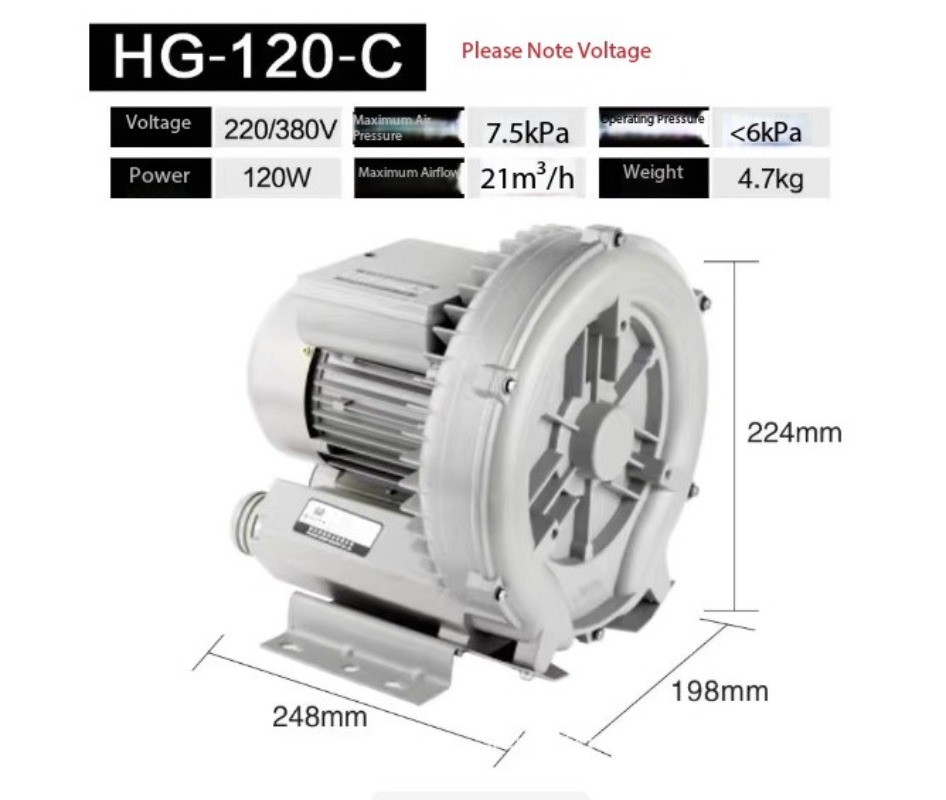 Air Compressor Vortex Vacuum Pump High-Pressure Vortex Blower Industrial Pump