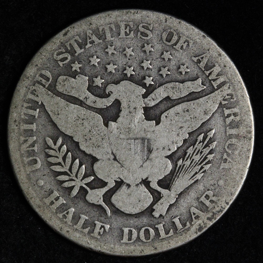 1893 Barber Silver Half Dollar VG E299 STER