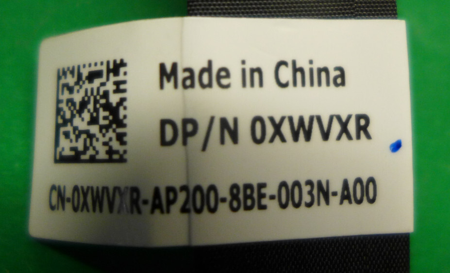 GENUINE Dell PowerEdge R740XD2 Right Control Panel Cable (Cable Only) XWVXR
