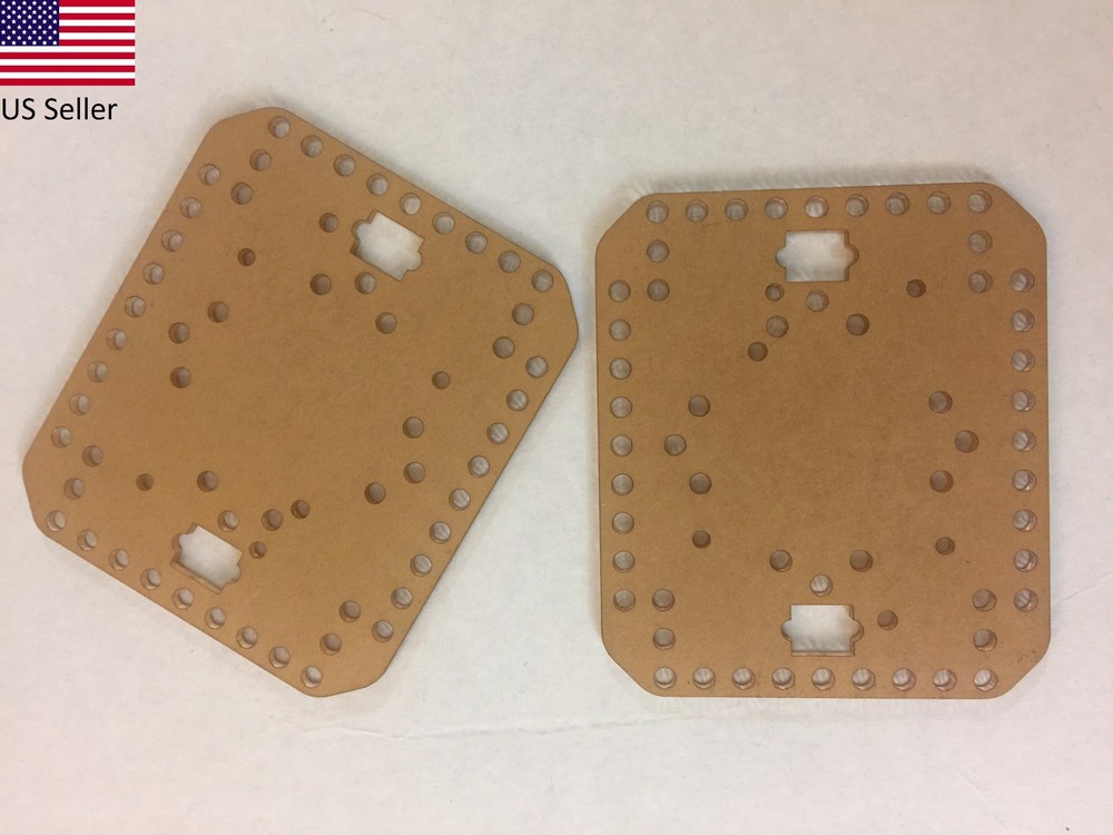 Makeblock Style Base Bracket B (2-Pack)-High Quality Acrylic