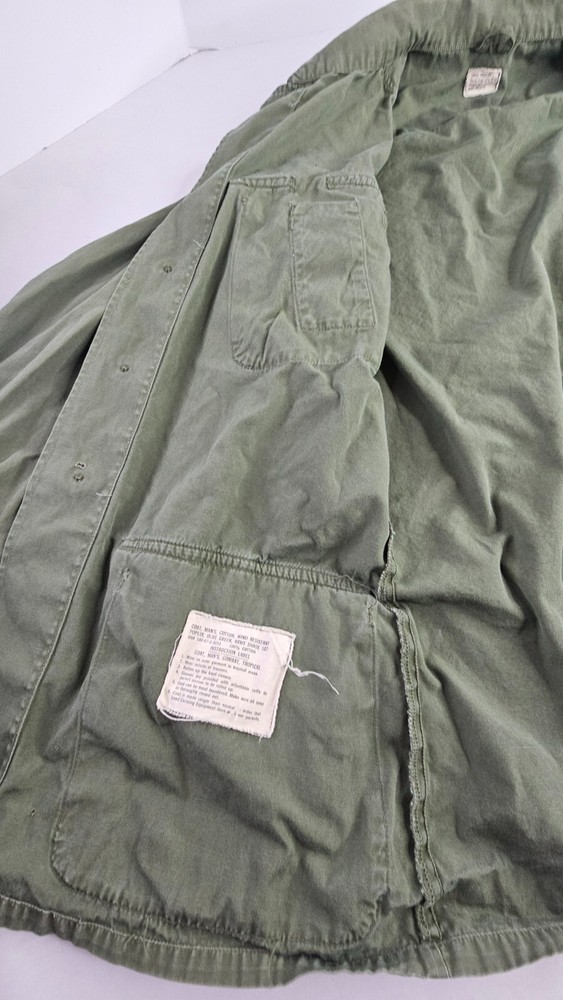 Vietnam Era Tropical Slant Pocket Jacket Small Regular