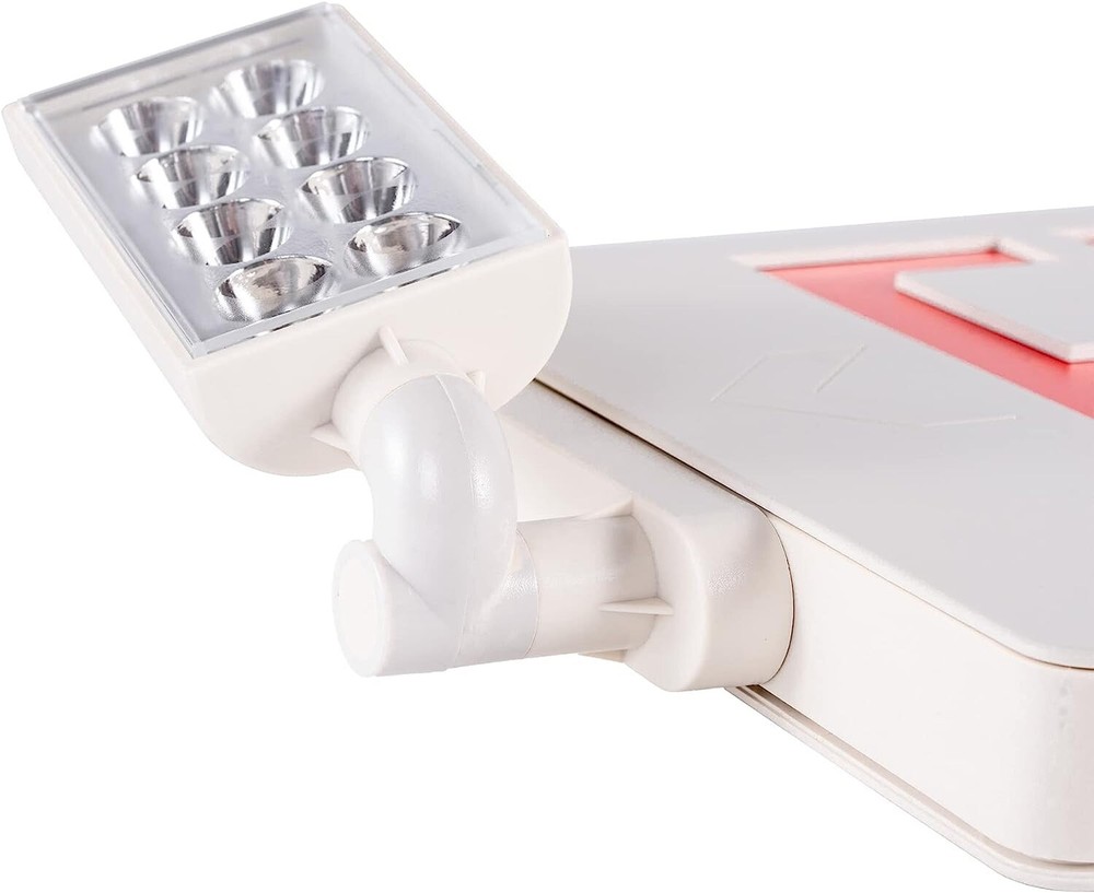 4 Pack LED Exit Sign Emergency Combo Light with Adjustable Two Head Battery UL