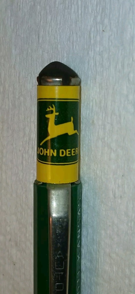 "JOHN DEERE 'Jaeger Implement Co. - 375-2621 - Leoti, Kansas" Working Pencil