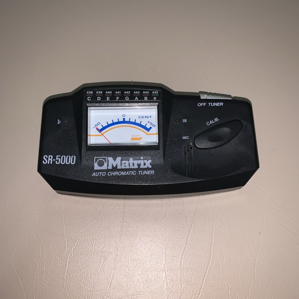 Matrix SR-5000 Instrumental Automatic Chromatic Tuner Tested