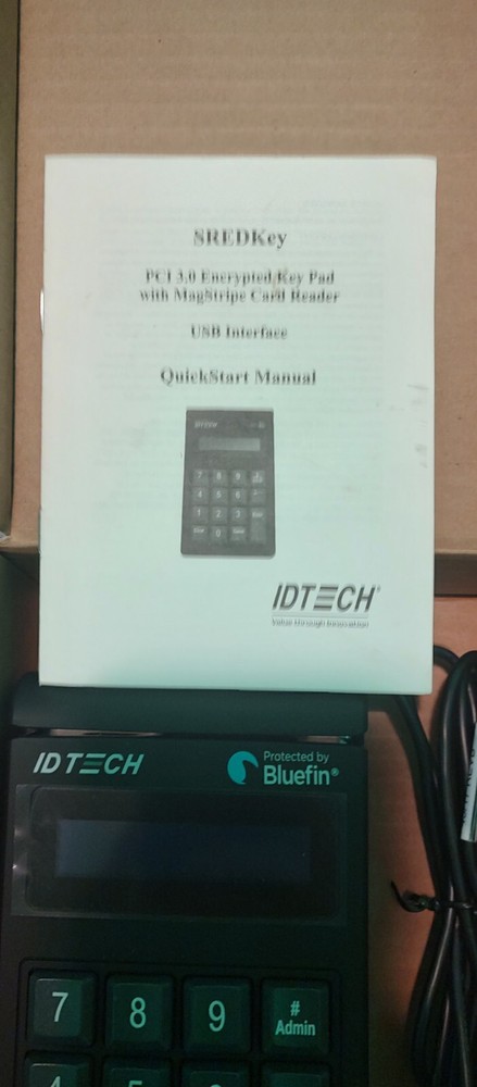 IDTech IDSK-534833TEB SREDKey MagStripe USB Credit Card Reader