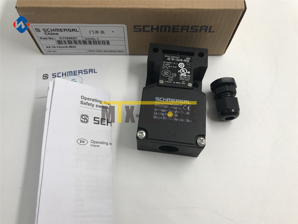 1PCS NEW BDAND SCHMERSAL Limit Switch AZ16-12ZVRK-M20