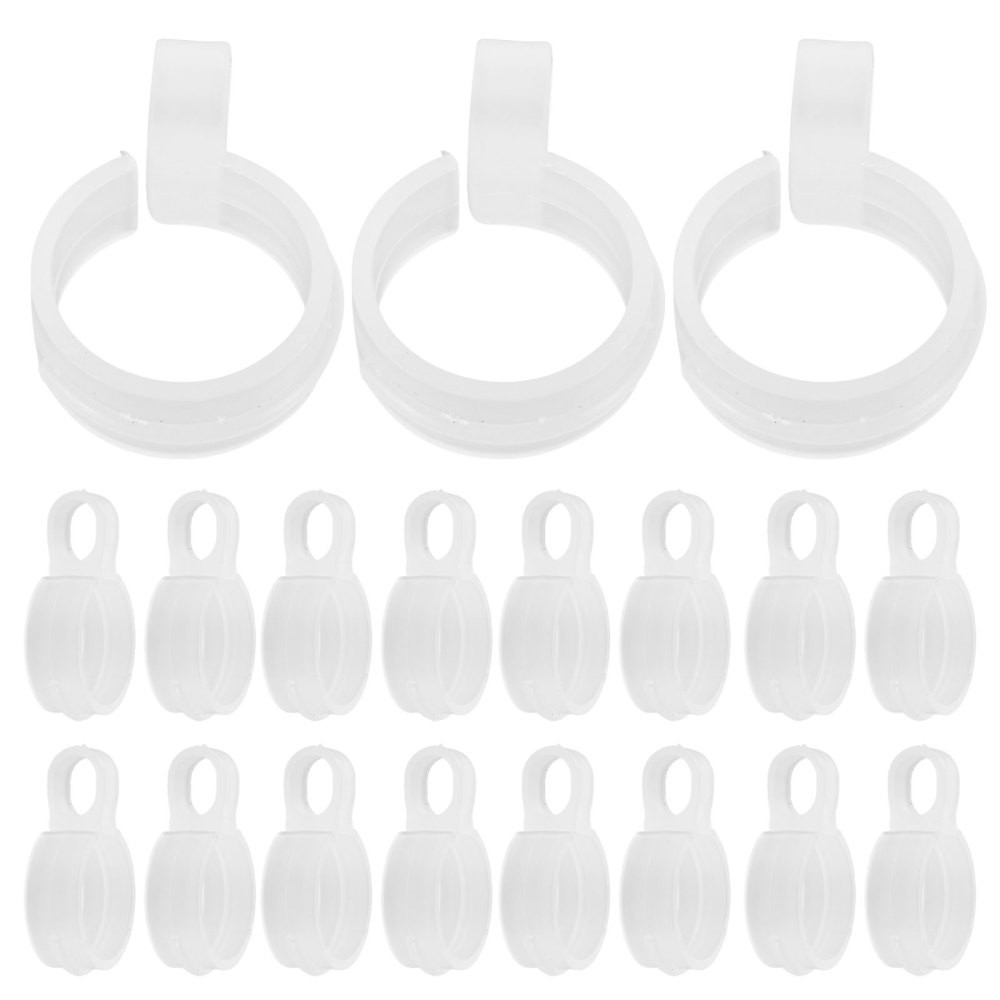 100 Pcs Plastic Hooks for Hanging Windproof Hanger Clothes Drying Rack Clip