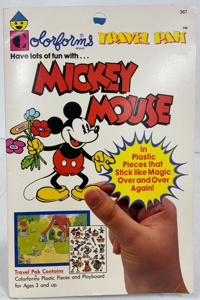 Disney Colorforms Mickey Mouse Travel Pak