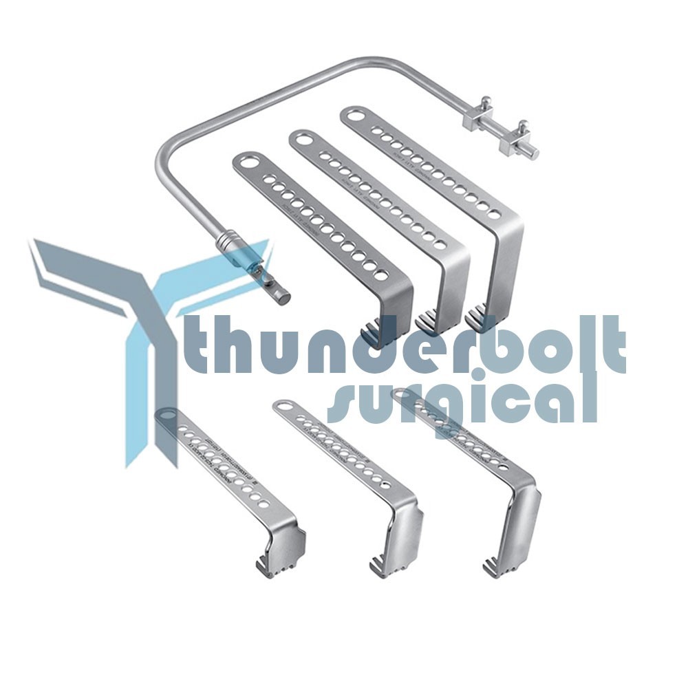 Surgical Charnley Hip Retractor Set With Locking Frame
