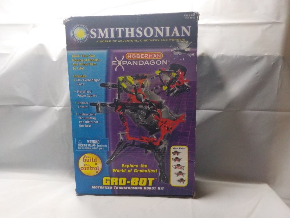 Smithsonian-Hoberman Expandagon GRO-BOT Motorized Transforming Robot Kit