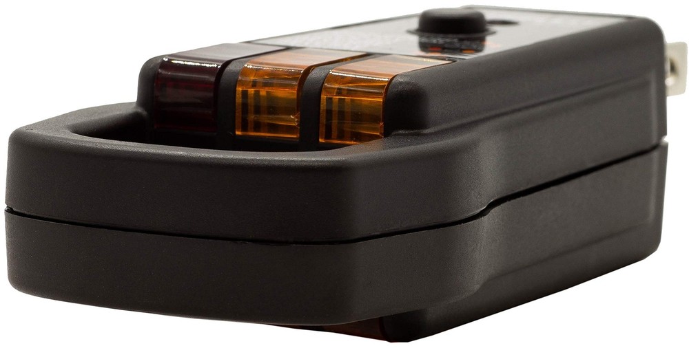 ET100 GFCI Outlet/Receptacle Tester with 5 Visual Indicators