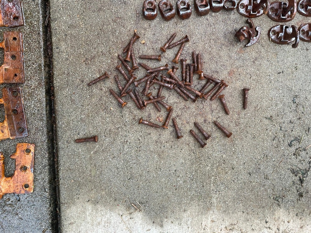 Antique Lot Of Shutter Hardware