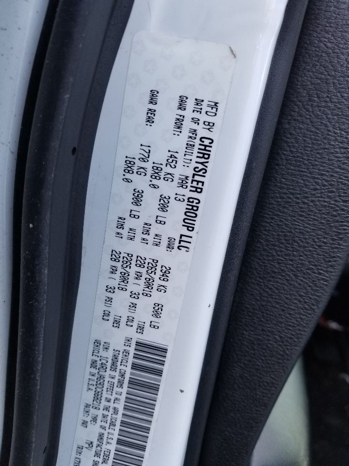 Driver Left Quarter Glass Fits 11-25 DURANGO 5031384