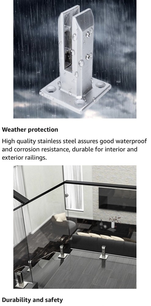 Glass Handrail Standoffs Lot