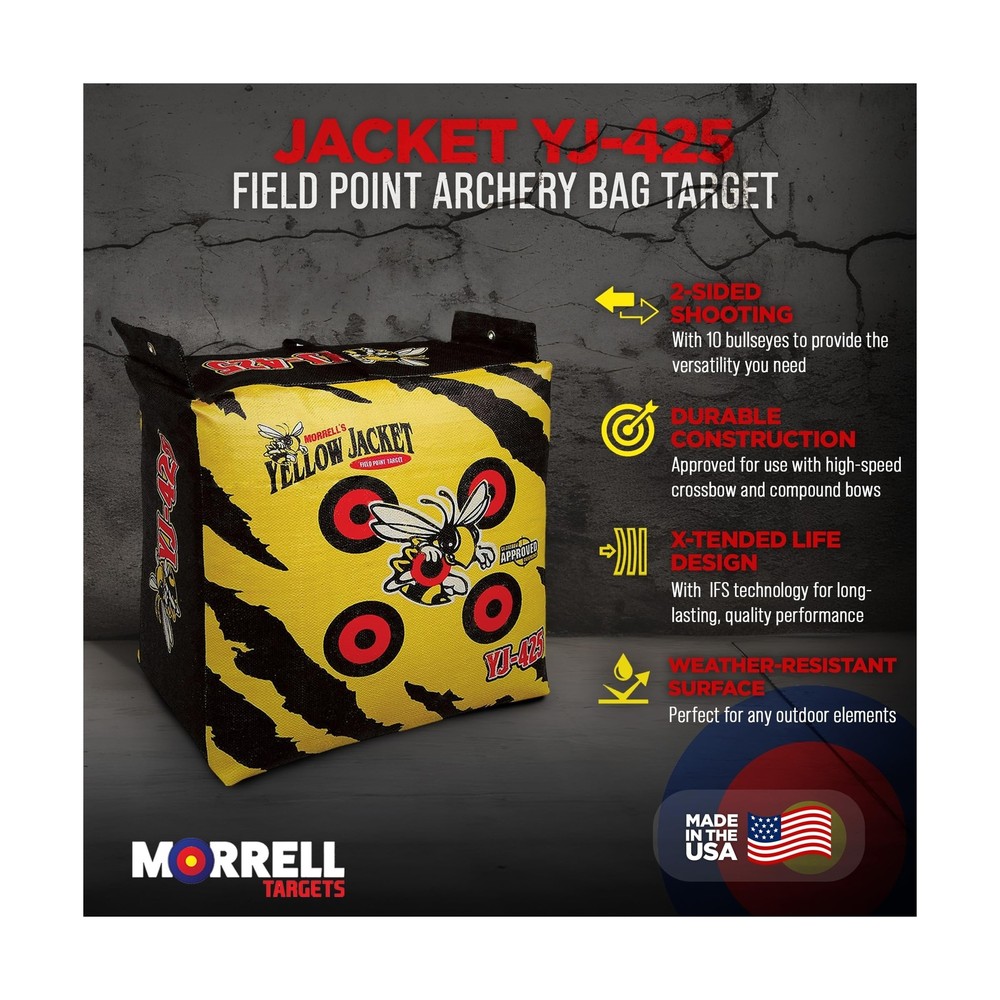 Morrell Outdoor Field Point Archery Target with Range Practice Shooting, 30 I...
