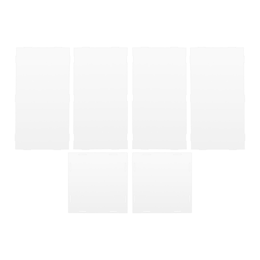 24" Large Acrylic Display Case Dustproof Clear Box Action Figures Case Organizer