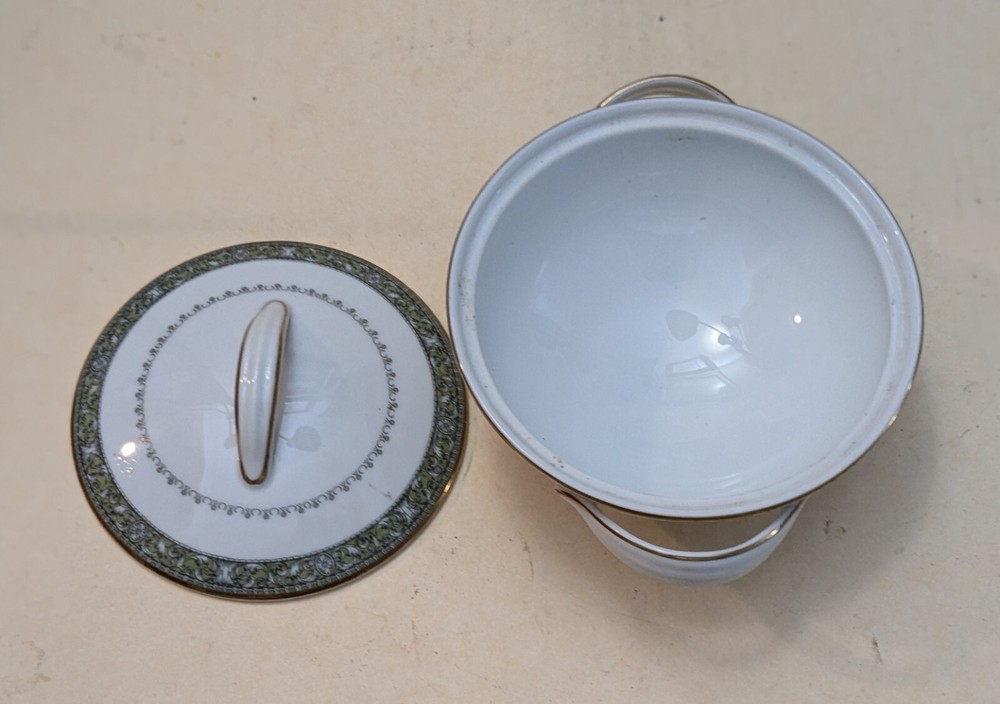 DINNERWARE: Thurston by Noritake-Sugar Bowel & Lid, Vintage