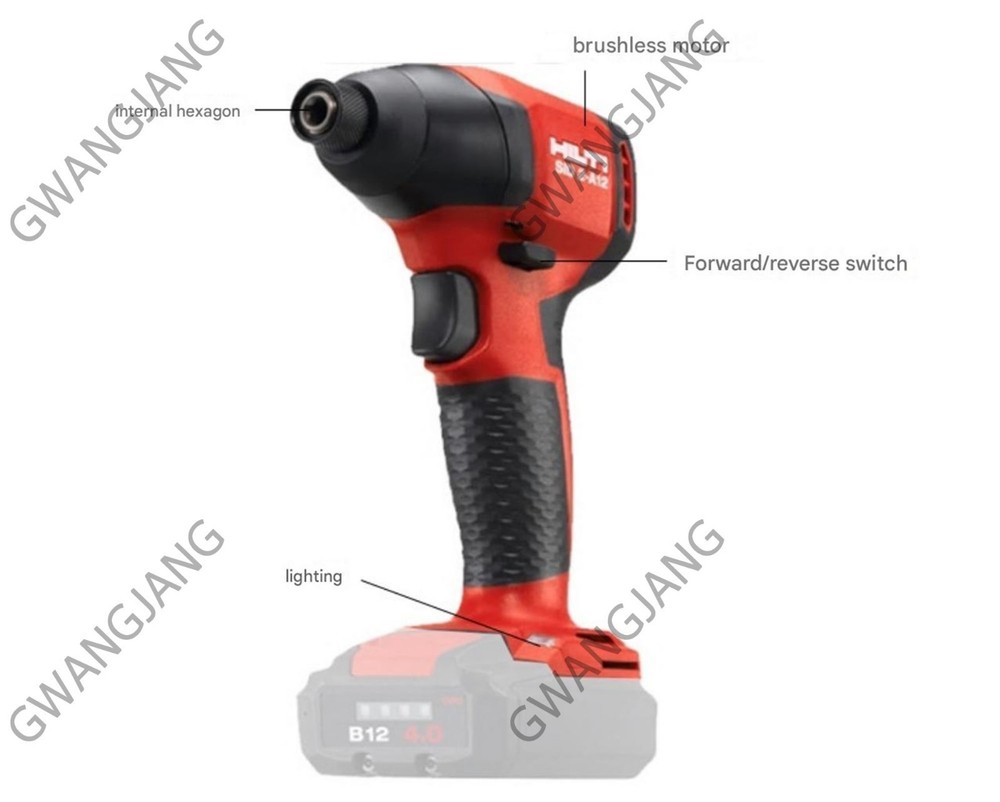 Hilti SID 2-A12 Cordless Impact Driver Bare Tool Only Body DIY Pro Work