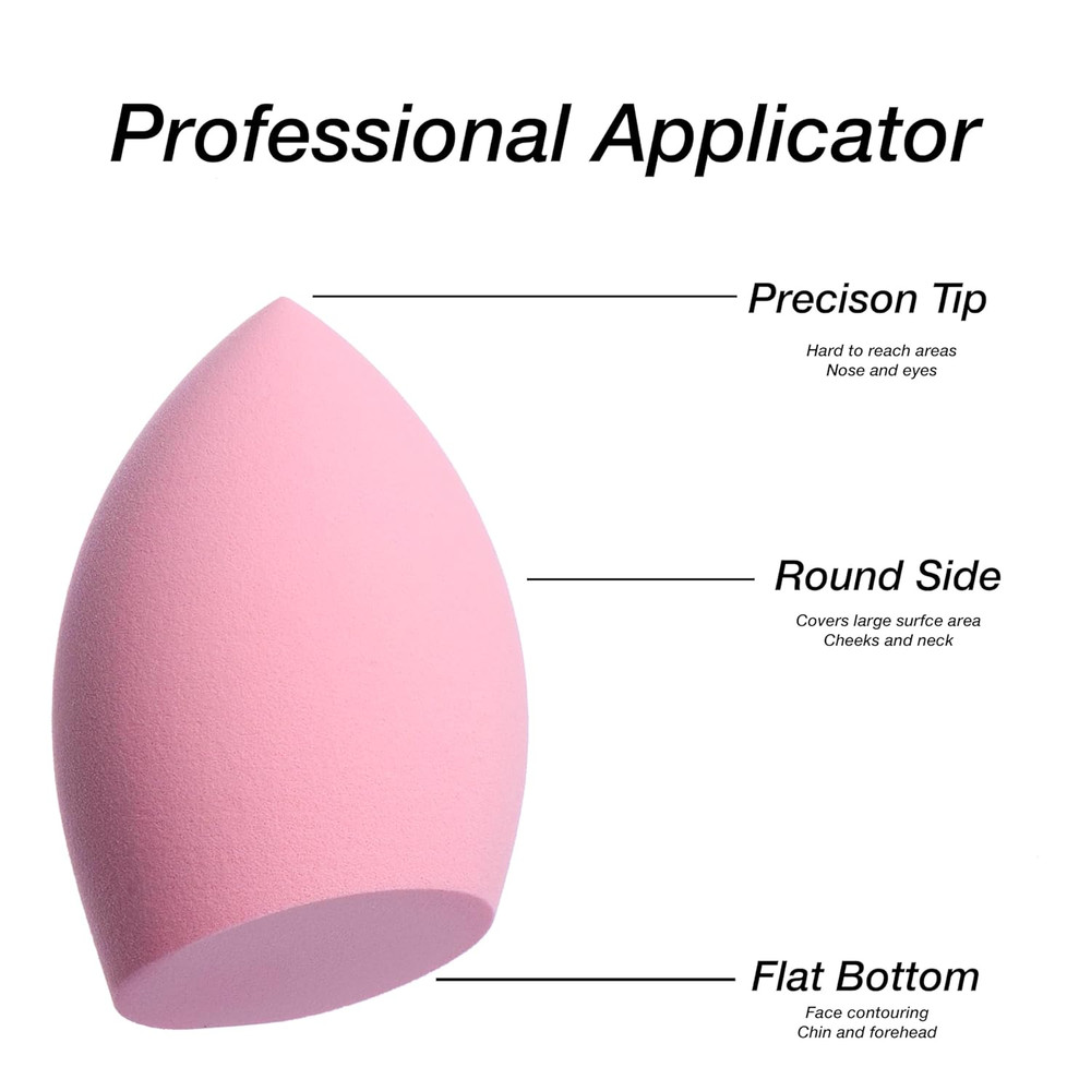 12Pc Beauty Sponge Value Pack - Assorted Cosmetic Makeup Blender Foundation Blus