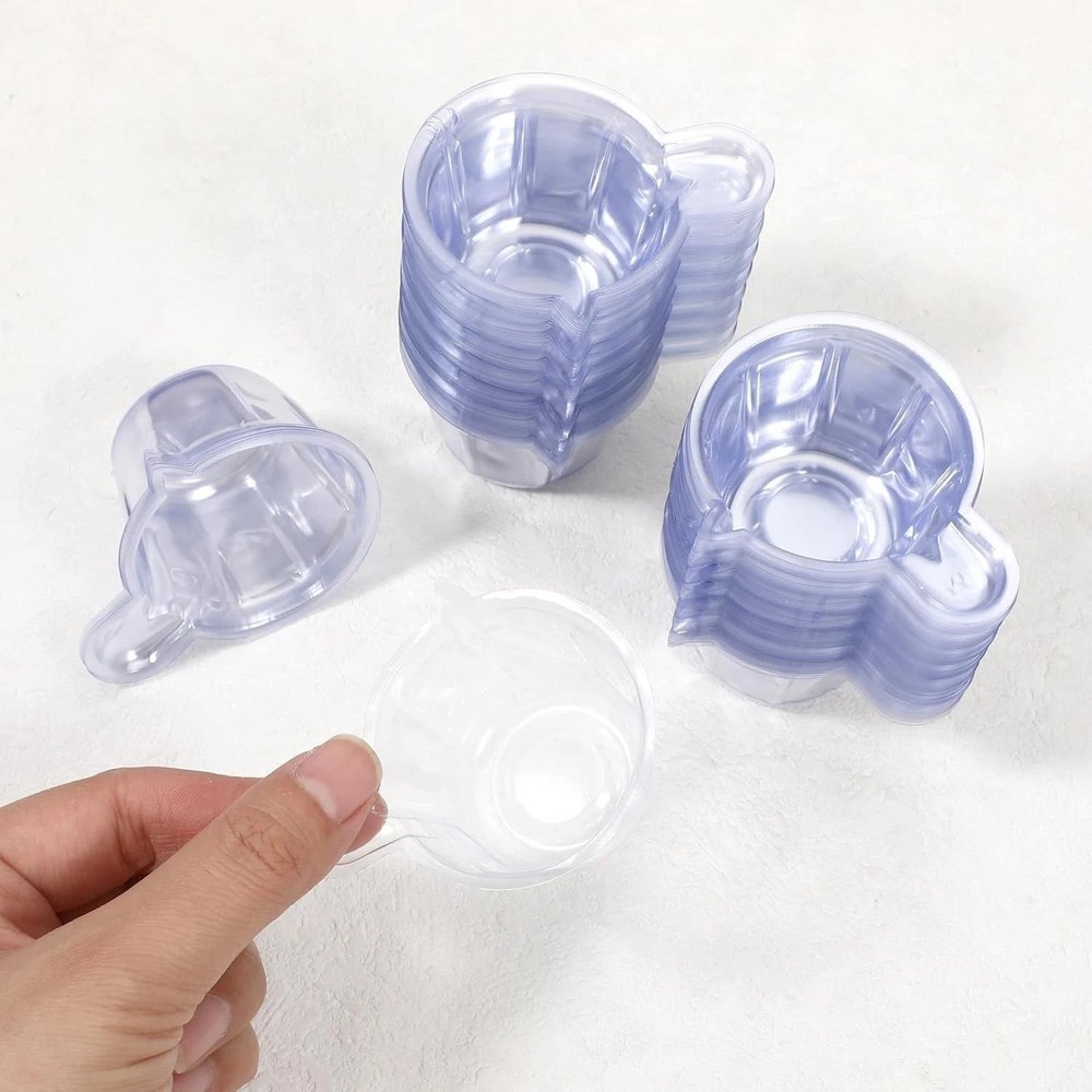 150Pcs 40Ml Disposable Plastic Resin Mixing Cups Multipurpose Dispensing Cup for