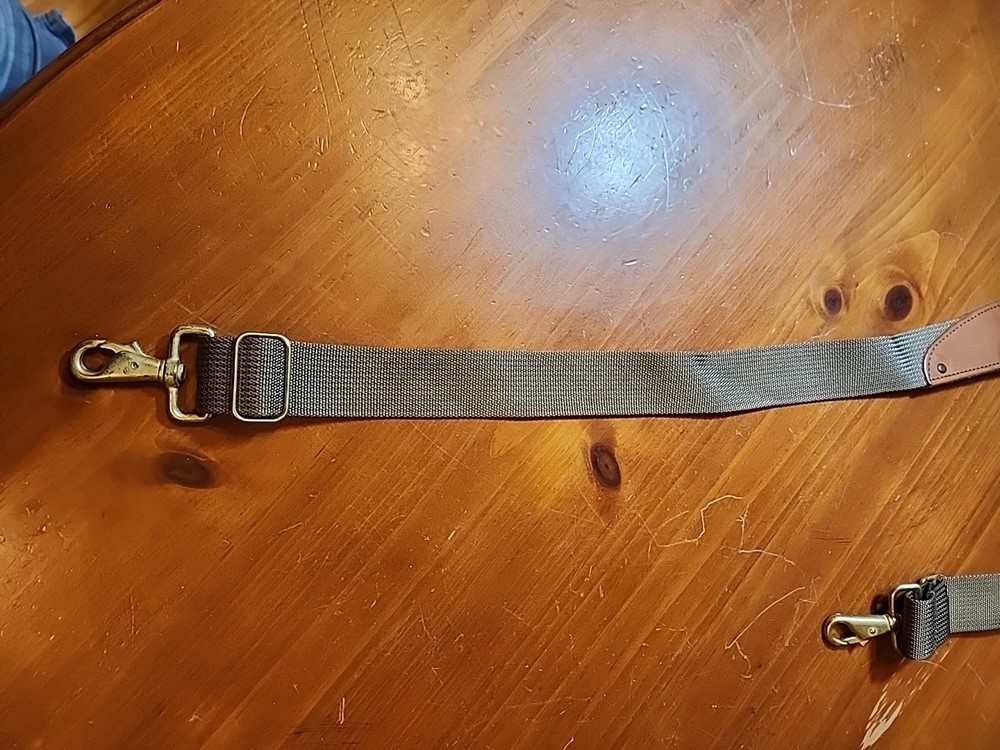 Genuine Hartmann Luggage Bag Leather Adjustable Shoulder Strap