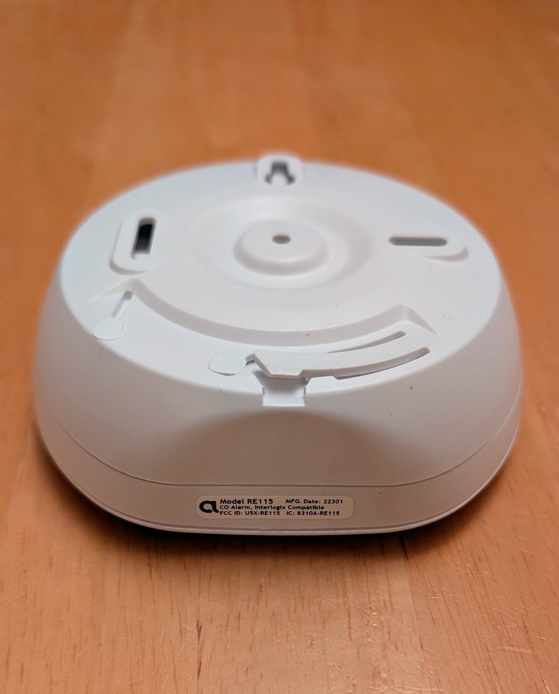 Alula RE115 Interlogix Compatible Wireless CO Alarm Sensor