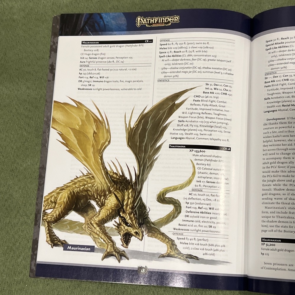 D&D D20 Paizo Pathfinder The Moonscar