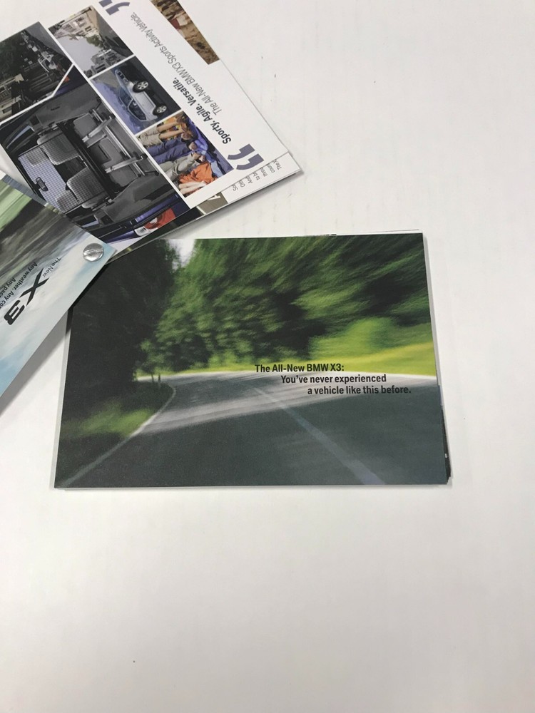BMW The New X3 Information Booklet