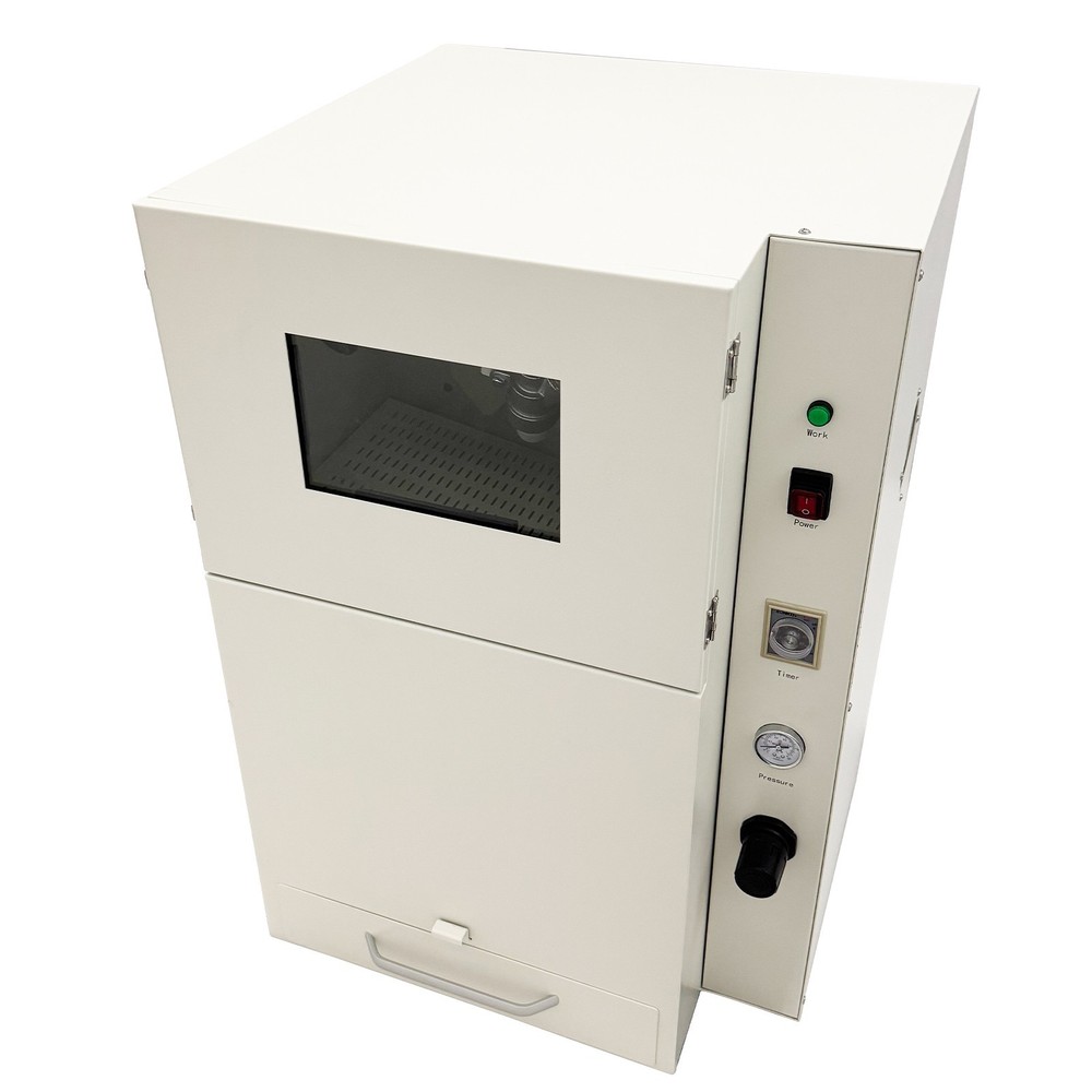 110V Automatic Power Sandblaster Lab Equipment Sandblasting Machine 100W