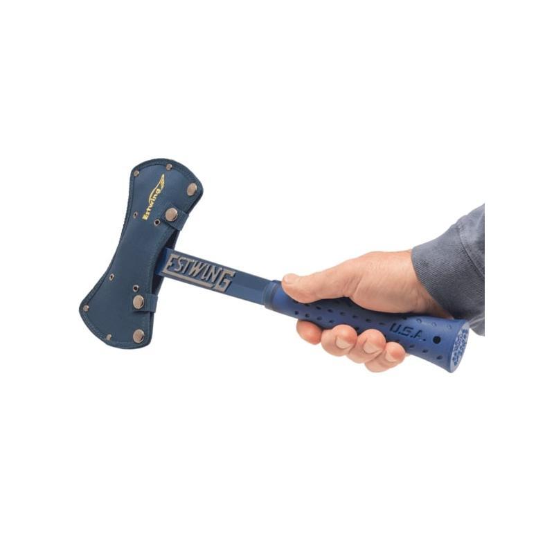 Estwing E6-DBA Black Eagle Blue Double Bit Axe (Vinyl Grip)