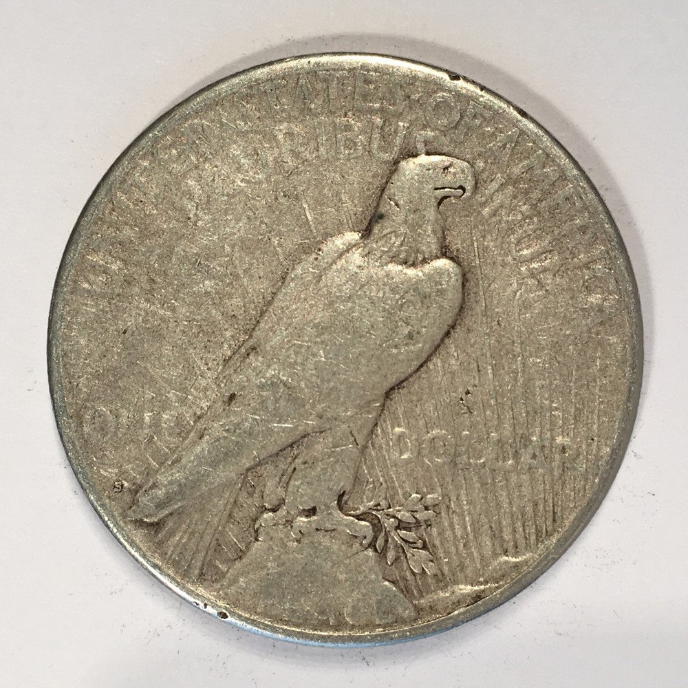 1923-S Peace Silver Dollar -Check the High Quality Scans #D398