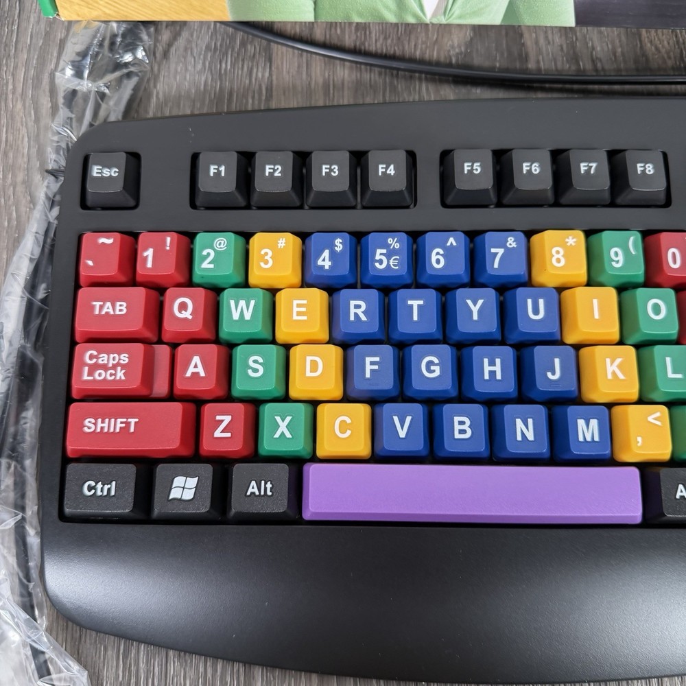 Chester Creek Wired LessonBoard Training Keyboard Kids Color Coded Accessibility