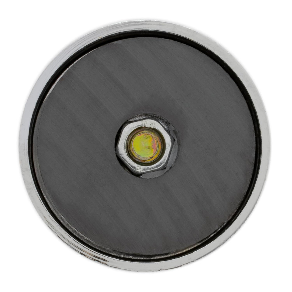 Ceramic Round Base Magnet with Knob Pack - Heavy-Duty Strong Magnets with Knobs