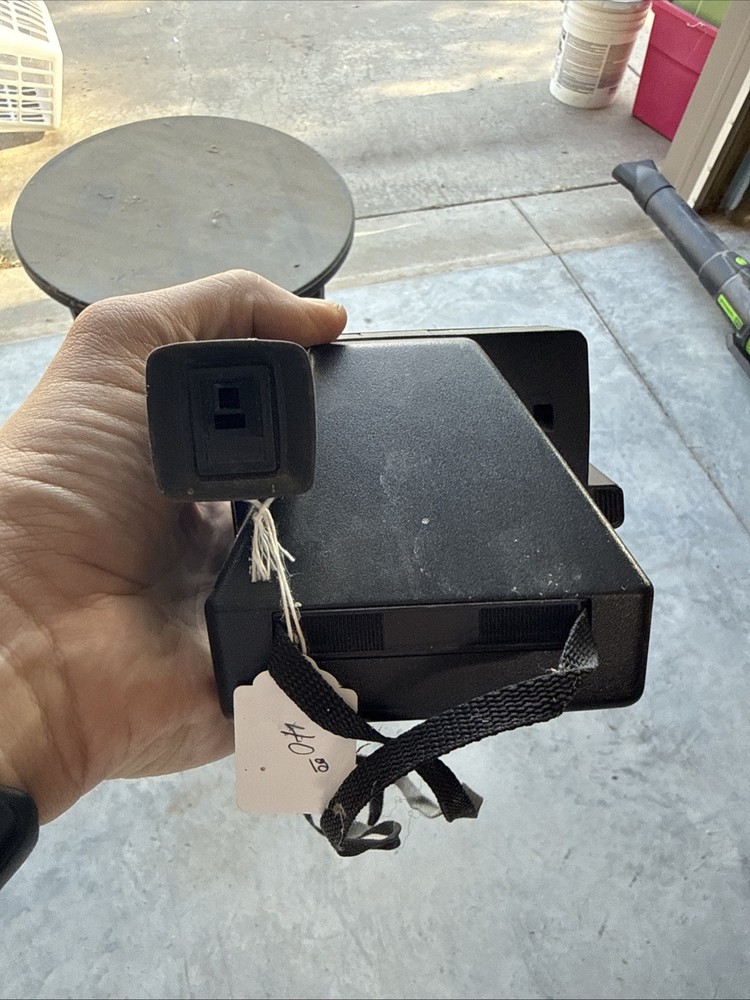 Polaroid One Step Flash Camera With Strap Not Tested