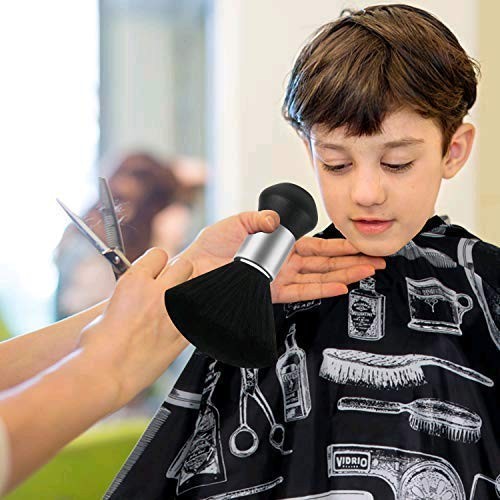 Adjustable Hair Cutting Cape with Soft Duster Brush – Full Coverage 47x56