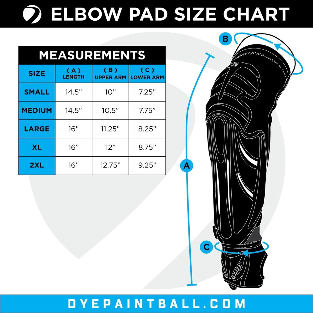 Dye Paintball Performance Elbow Pad Small