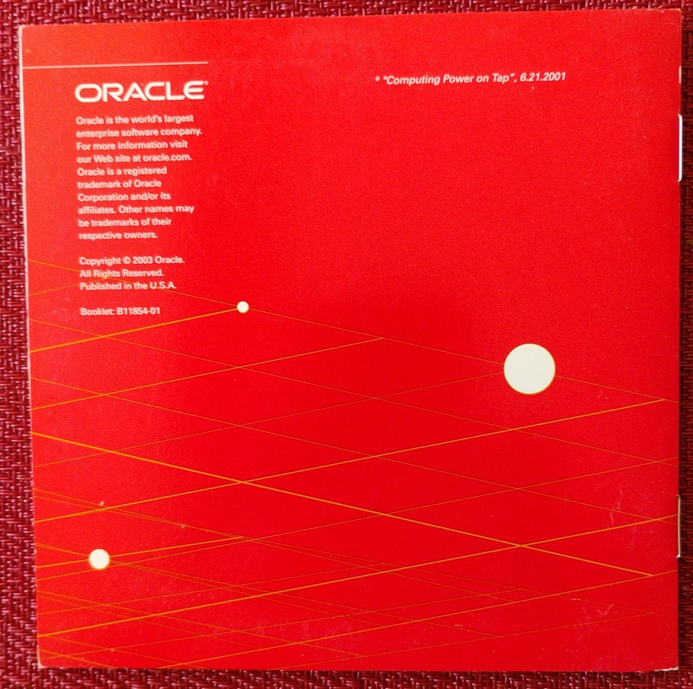 Oracle 10g information on CD
