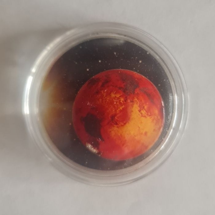 2021 1 oz Silver Coin - Solar System - Mars - Domed