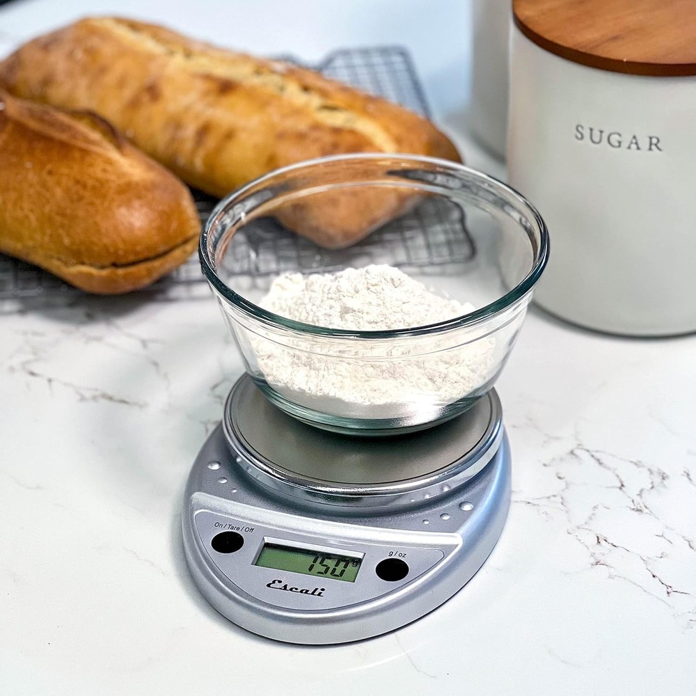 Escali Primo Digital Food Scale Multi-Functional Kitchen and Chrome