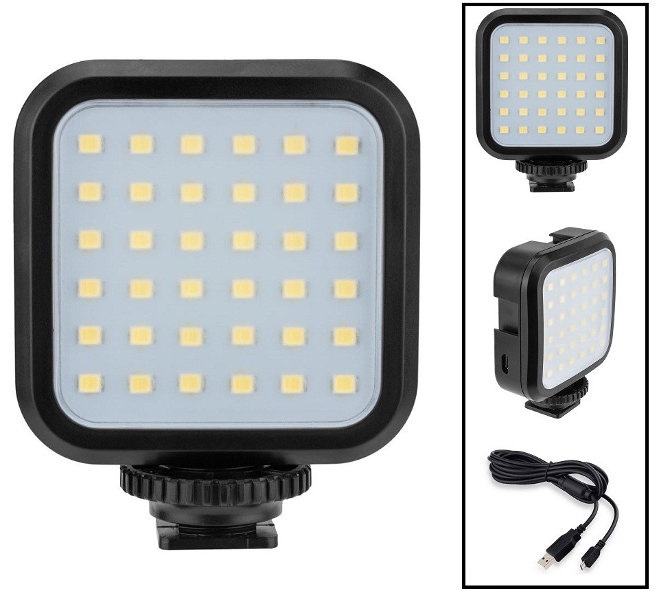 Rechargeable Bright LED Light Kit for Nikon D3100 D3000 D3500 D3200