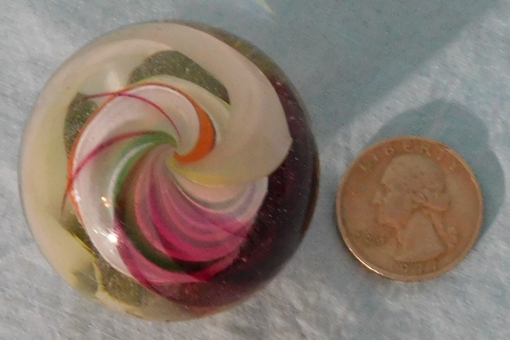 Andy Davis Contemporary Handmade Marble, 1 13/16" Diameter, #9159C
