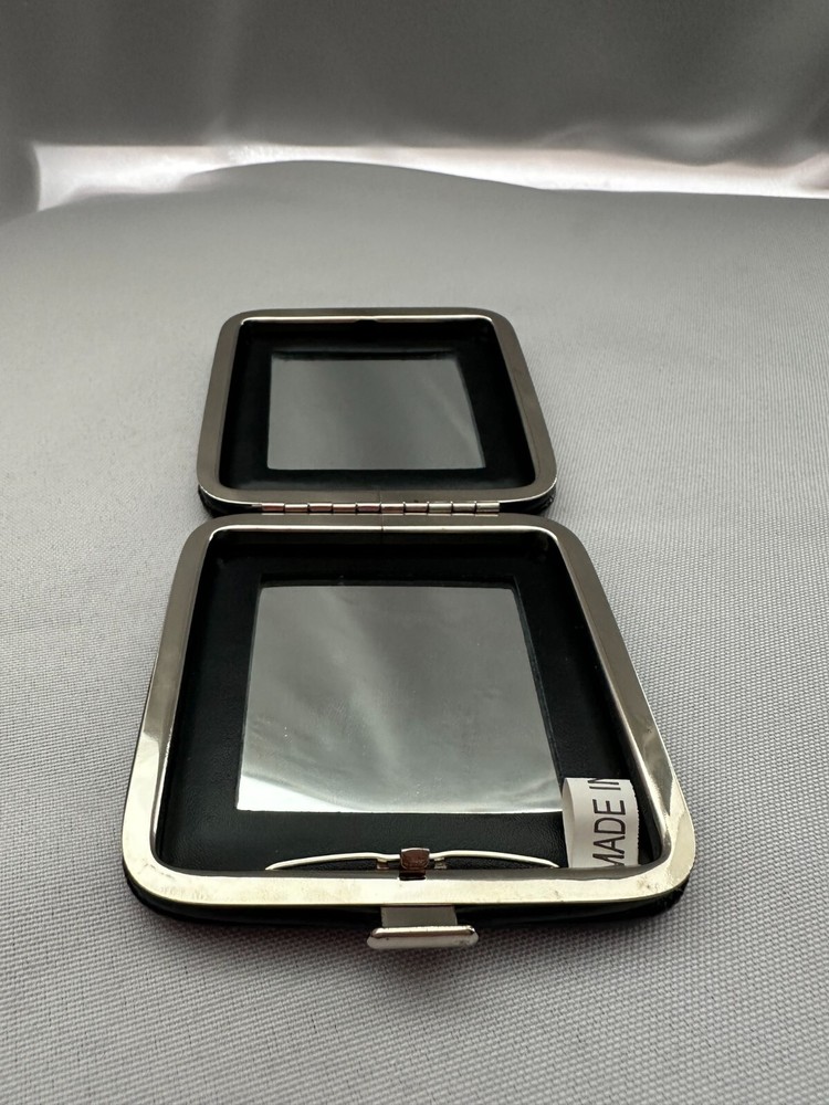 Cosmetic Portable Compact Pocket Mirror- Black
